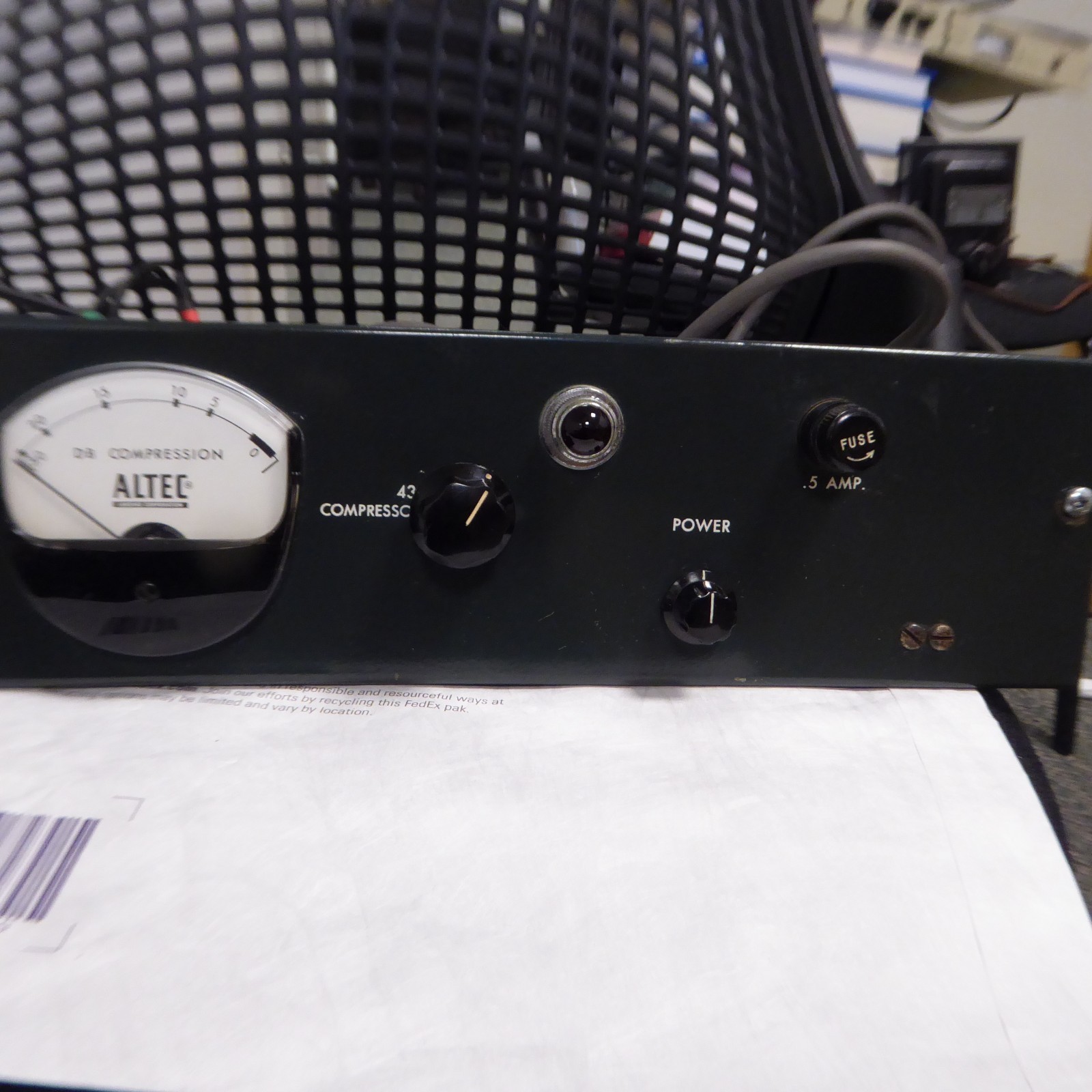 Altec 436B Tube Compressor modded, plus 2x NOS tubes XLR pigtails