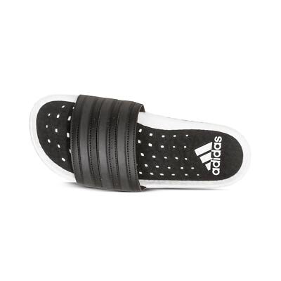 Adidas boost top slides triple black