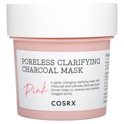 Poreless Clarifying Charcoal Beauty Mask, розовая, 3,88 унции (110 г)