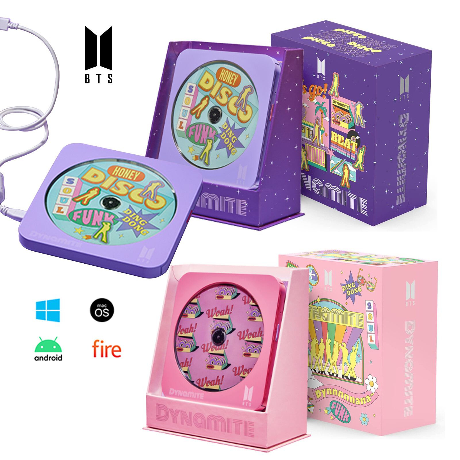 K-POP BTS Dynamite Multi OS DVD writer Pink GPM2MK10 or Purple GPM2MV10 | eBay K-POP BTS Dynamite Multi OS DVD writer Pink GPM2MK10 or Purple GPM2MV10 | eBay