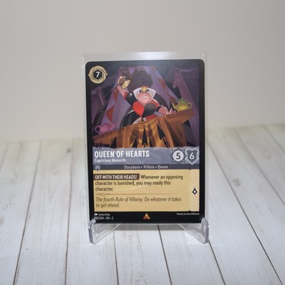 Disney Lorcana Queen of Hearts Capricious Monarch 192/216 Rise of the Floodborn