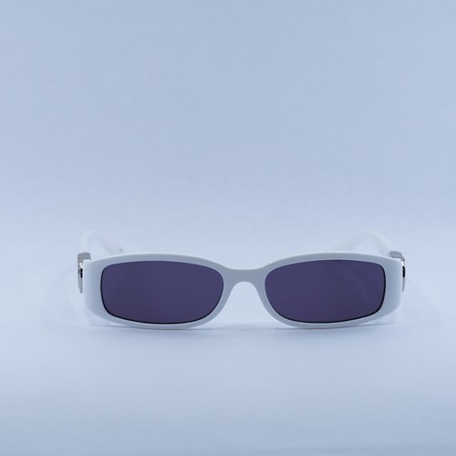 Pre-owned Gucci Gg1661s 003 White/grey 54-16-135 Sunglasses Authentic In Gray