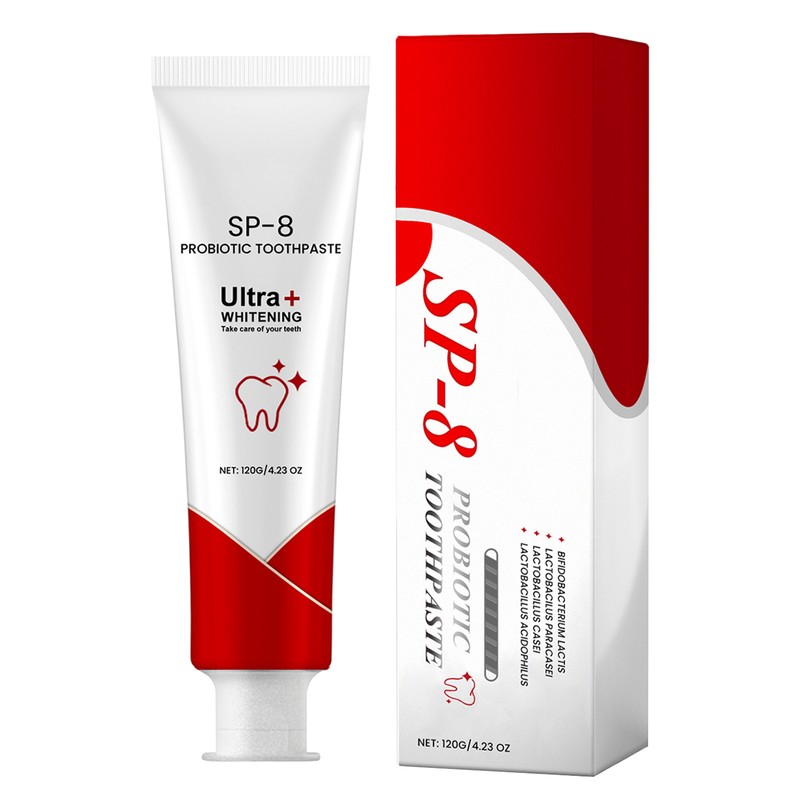 Sp 8 Pasta Dental, Sp-8 Ultra Whitening, Sp8 Probiotic Toothpaste