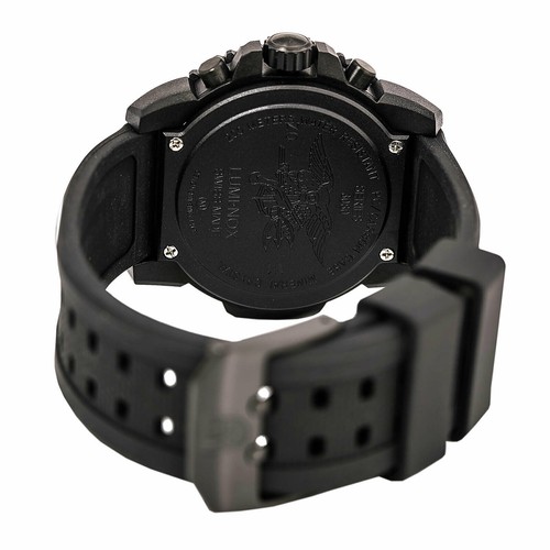 Pre-owned Luminox 3081.bo Men's Blackout Evo Chronograph Watch