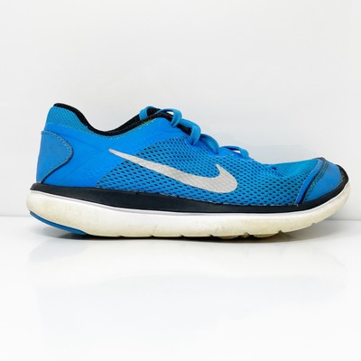 

Nike Boys Flex 2016 RN 834278-400 Синие кроссовки для бега Размер 1Y, Синий, Flex 2016 RN