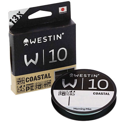 (0,29€/1m) Westin W10 13 Braid Coastal Morning Mist - 150m Angelschnur   