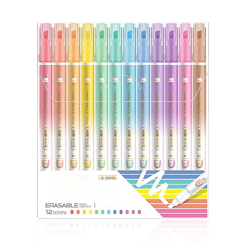 Erasable Highlighter Aesthetic Pastel Colors Highlighter Set
