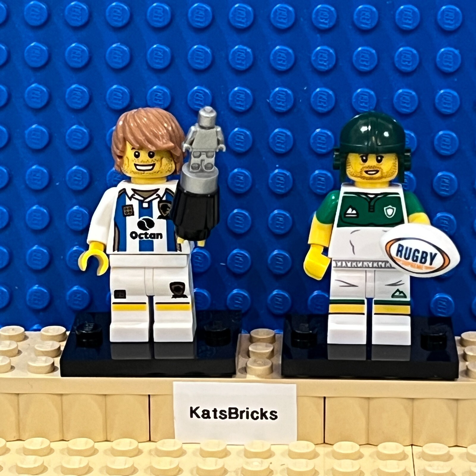 LEGO CMF Collectible Minifig Sports Lot Series 4 Soccer Player 19 Rugby Player eBay