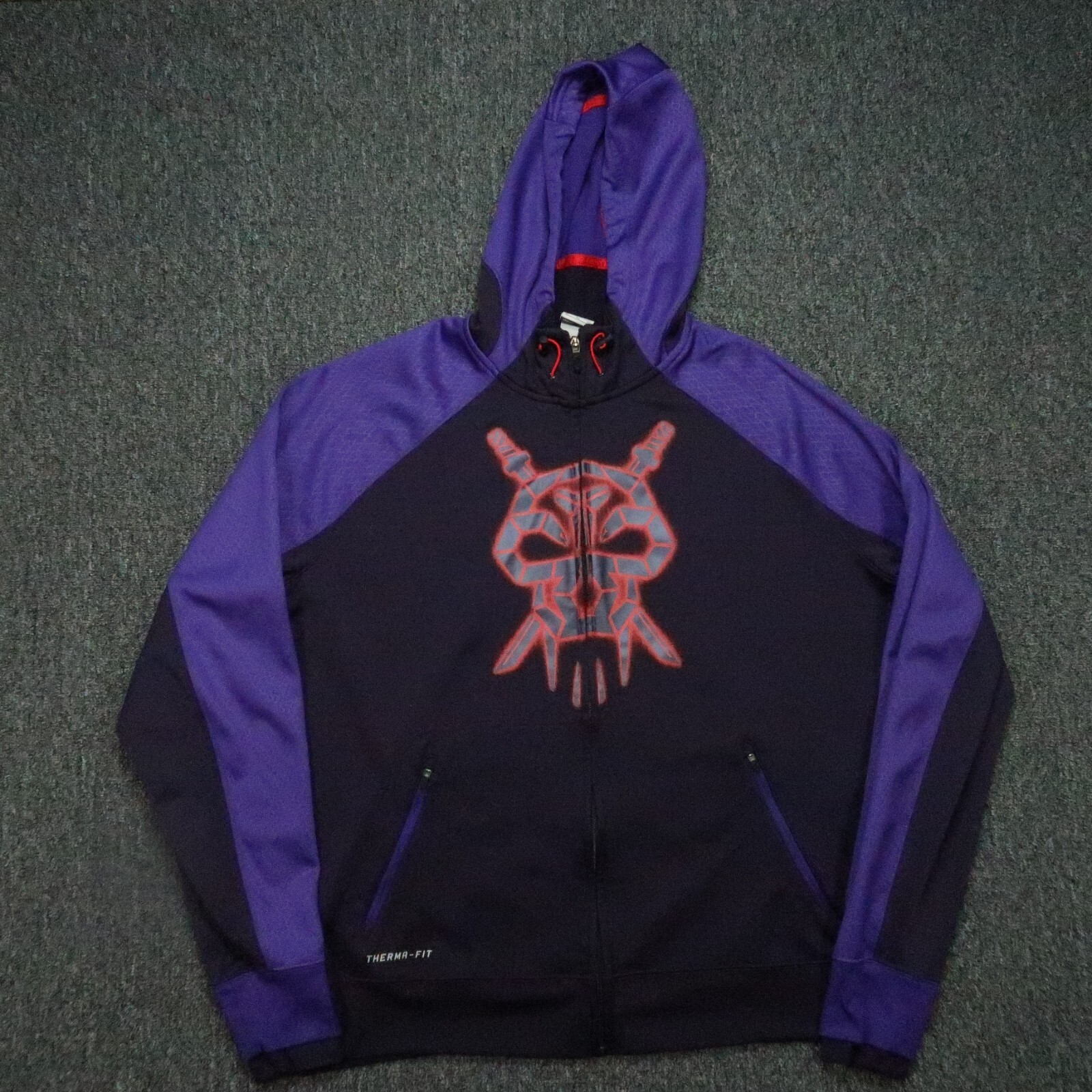 ウェア Nike MAMBA ZIP-UP HOODIE Nike Hoodie Mens Extra Large Black Purple Kobe Bryant Mamba