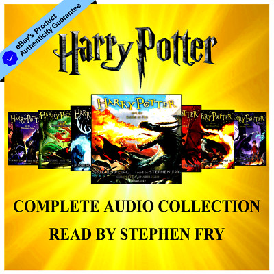 Harry Potter Audiobooks Complete Set 1 to 7 Stephen Fry Unabridged ***RARE!***