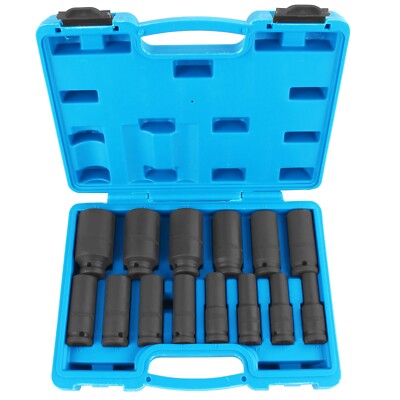 KRAFT STECKSCHLÜSSEL SATZ 1/2 ZOLL SCHLAGSCHRAUBER NÜSSE 10-32 mm SCHLAGNÜSSE