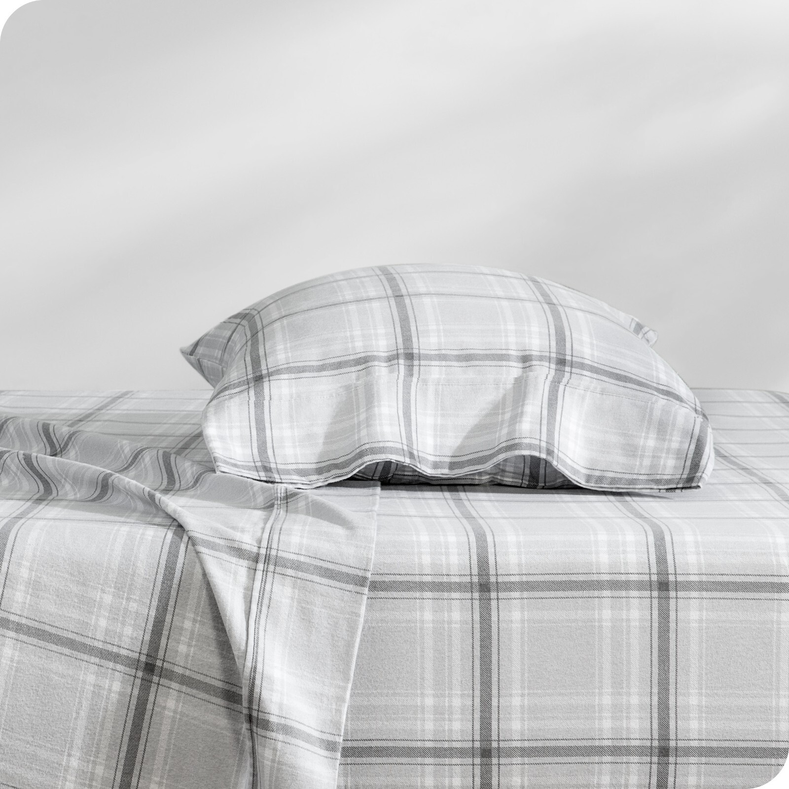 Bare Home Flannel Sheet Set Prints - 100% Cotton - Deep Pocket