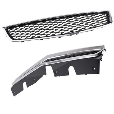Front Bumper Upper & Lower Grille for Chevrolet Equinox 2010-2015 25798747