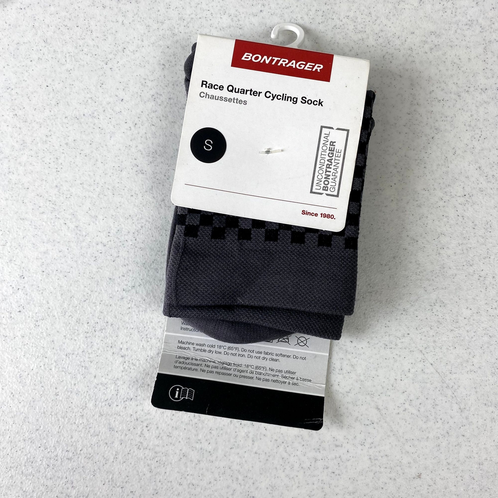 Bontrager Race Quarter Cycling Sock NWT S