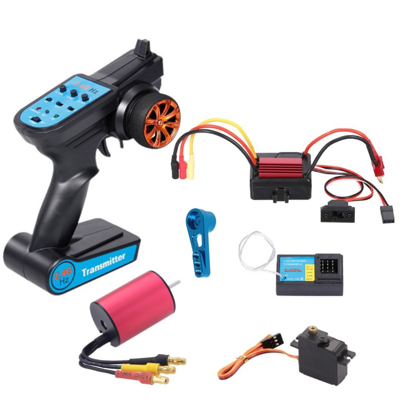 Remote Control&brushless Motor Esc For Wltoys Hsp A979 A959-b 1/16 1/18 A