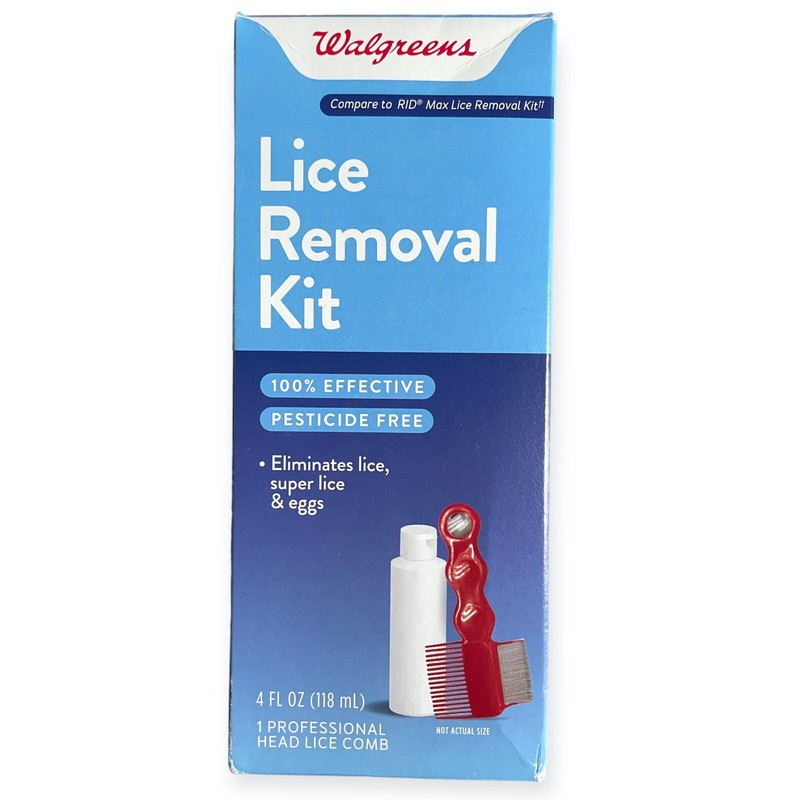 Walgreens Pesticide Free Lice Removal Kit 4 oz