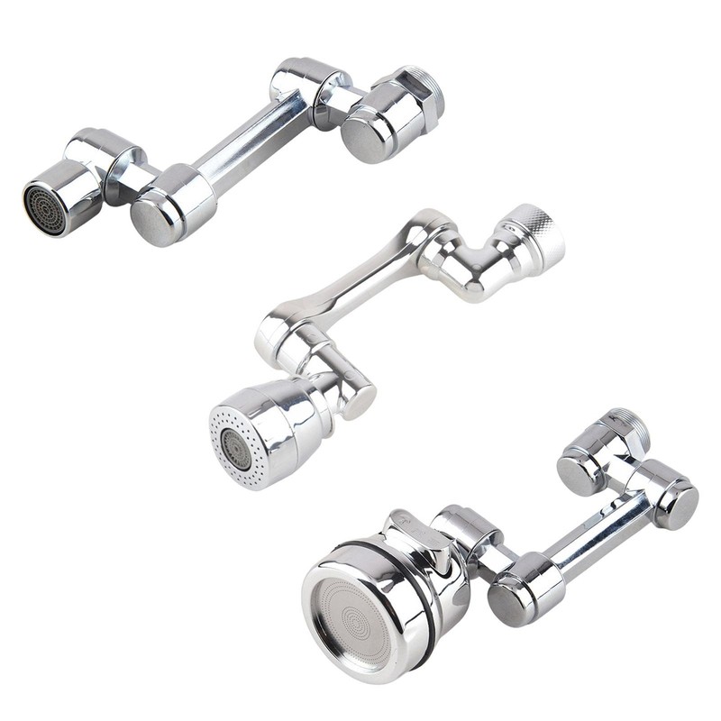 1080° Swivel Extension Faucet Aerator Rotate Robotic Arm Tap Extender Universal