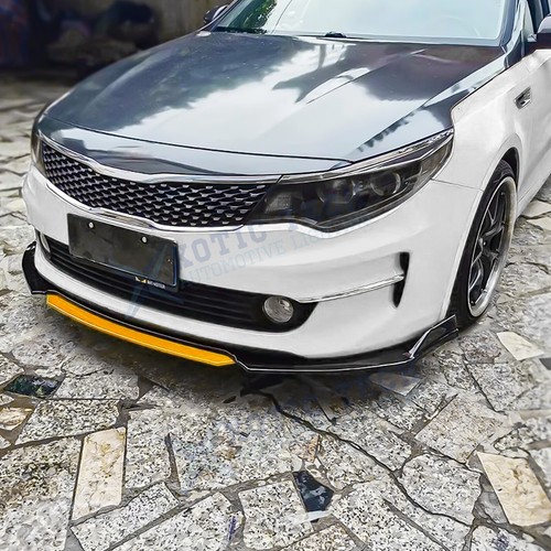 Universal Front Bumper Lip Body Kit, 4pcs Chin Spoiler Splitter for Most Cars