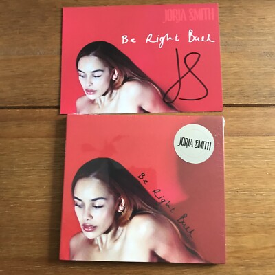 Jorja Smith - Be Right Back Cd & Signed Autographed Postcard