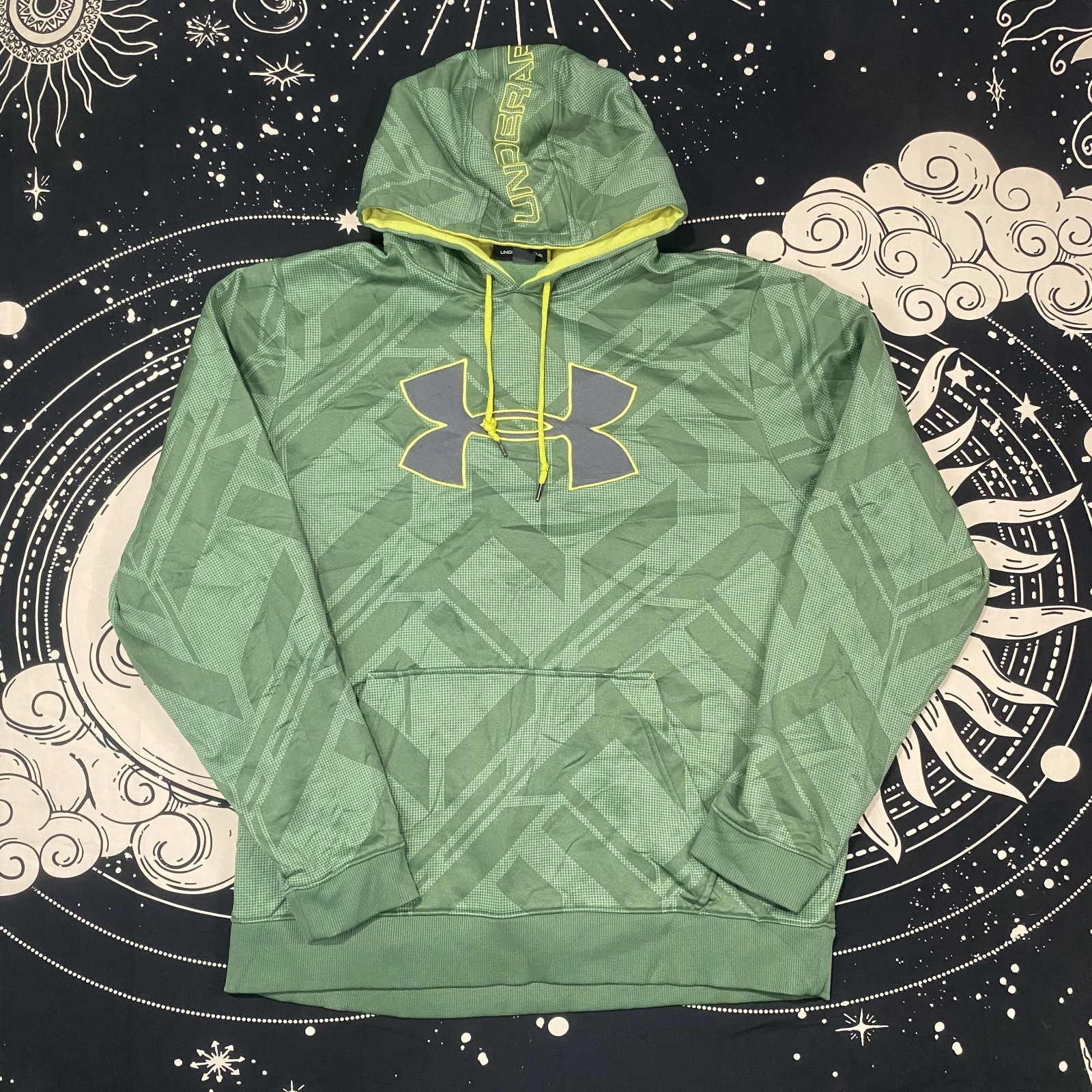 Under Armour Pullover Athletic Hoodie Mens XL Loose Fit Sports Gym Activewear