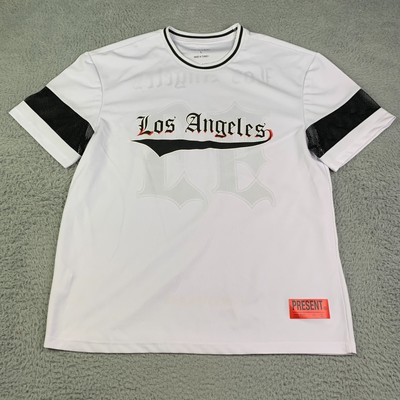 Primark Los Angeles Shirt Adult Large White Lightweight Outdoors Casual  Mens