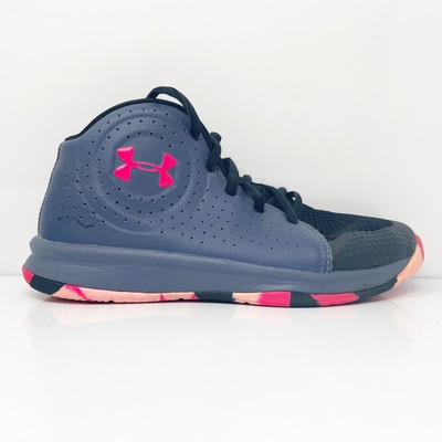 

Кроссовки Under Armour Boys Jet 2019 3022122-401 Черные баскетбольные кроссовки Размер 3Y, Черный, Jet 2019