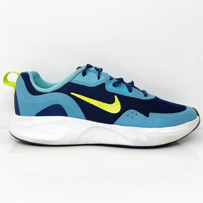 Nike Boys Wearallday CJ3816-400 Синие кроссовки для бега, размер 5,5 лет