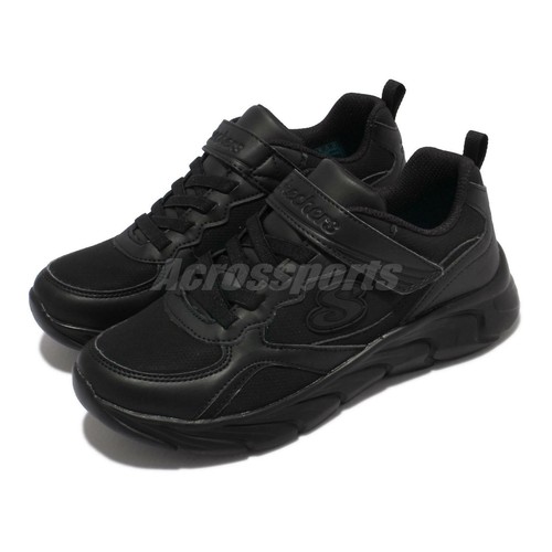 

Skechers Dynamic Dash-Tardy Time Black Strap Kids Preschool Casual 302615-LBBK, Черный, Dynamic Dash-tardy Time