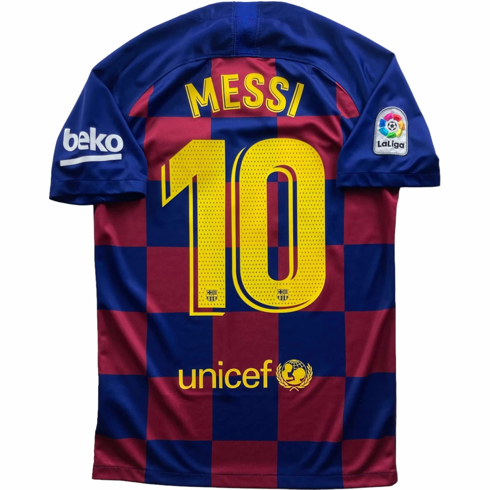 Nike FC Barcelona 2019-20 home Lionel Messi football jersey