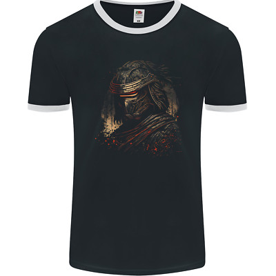 Samurai Assassin Japanese Fantasy Warrior Mens Ringer T-Shirt FotL