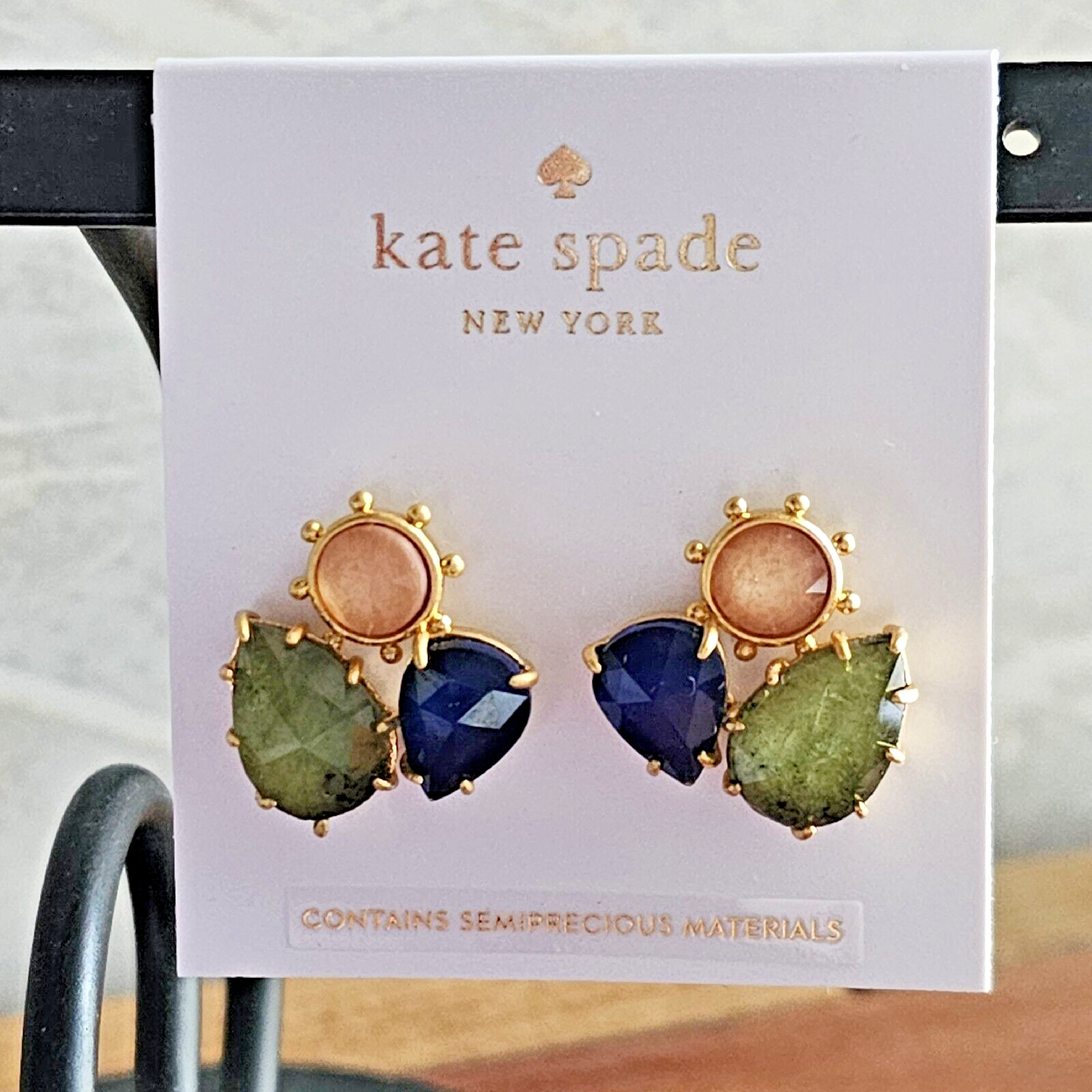 kate spade Perfectly Imperfect Semi Precious Cluster Stud