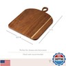 Twine, Charcuterie Accessories Appetizer, Large Cutting Board Acacia Wood Serving Tray Set of 1