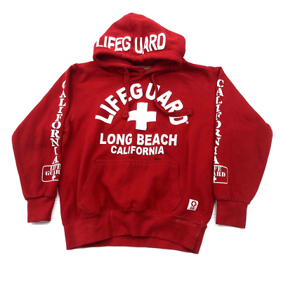 Red lifeguard sales hoodie california