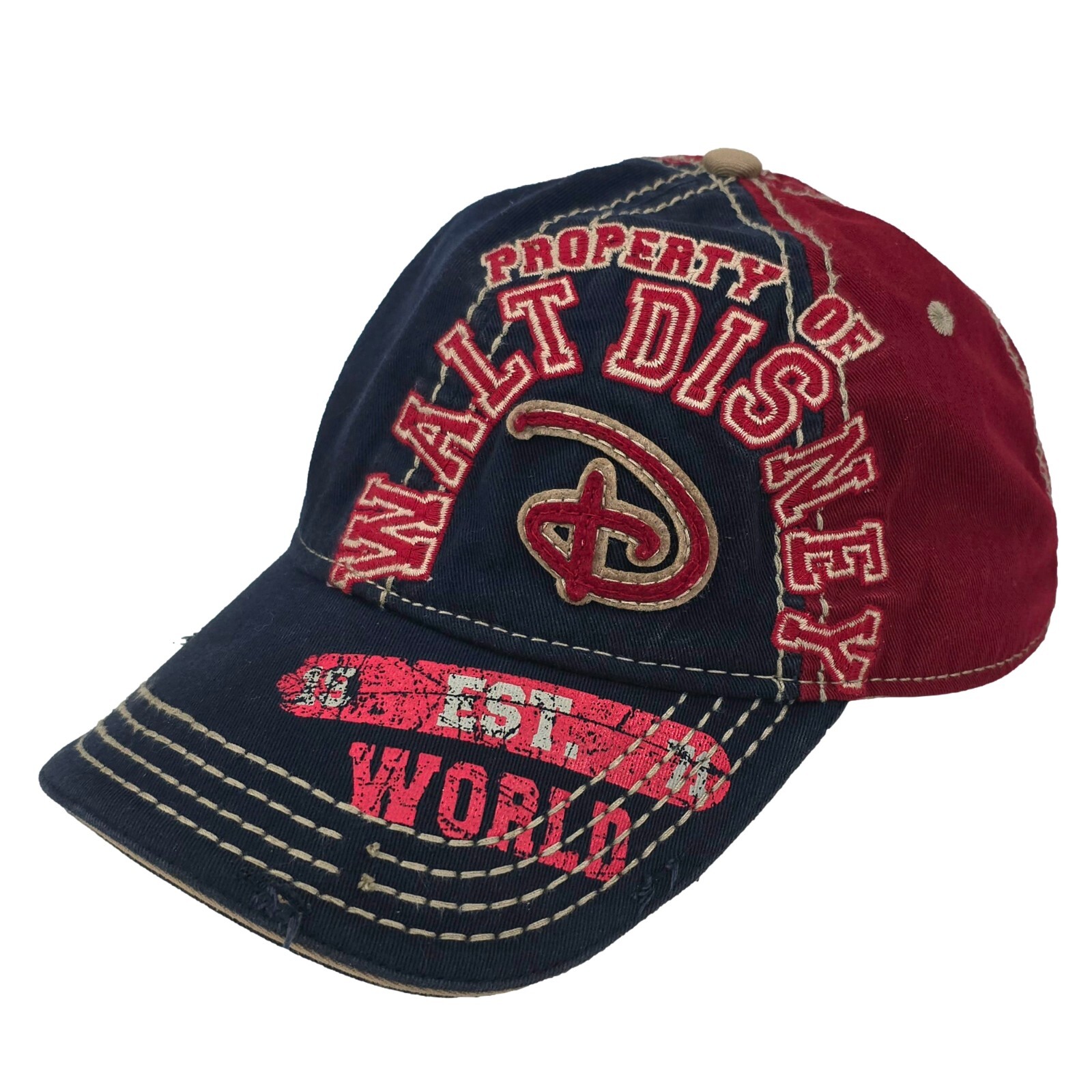 Alwayth “WDW Cap” Beige D Logo #55 Slideback Baseball Cap Beige OS Adjustable