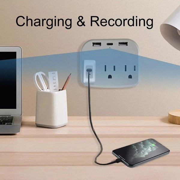 4K WiFi Spy Hidden Camera Nanny Camera Motion Detection Security Camera - Image 3