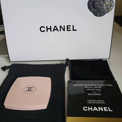 Chanel MIROIR DOUBLE FACETTES Mirror duo 111 Ballerina Pink Limited-Edition