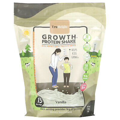 Growth, Protein Shake, For Kids 5+, Vanilla, 1.48 lbs (672 g