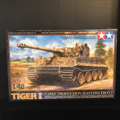 TAMIYA 32603 TIGER I EARLY PROD. EASTERN FRONT TANK MODEL KIT-NIB-1/48 SCALE