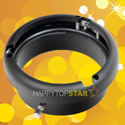 Universal Mount To Bowens Mount Bowen Ring Adapter for Studio Flash Strobe