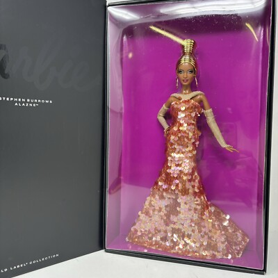 Stephen Burrows Alazne Barbie Doll #X8279 NRFB 2012 Gold Label 6,200 worldwide