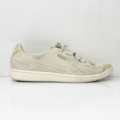 

Puma Womens Vikky Ribbon Dots 366930 02 Бежевая Повседневная Обувь Кроссовки Размер 7.5, Бежевый, Vikky Ribbon Dots