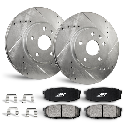 For Kia Forte (10-13), Kia Forte Koup (10-13) Front Brake Kit Rotors+Pads