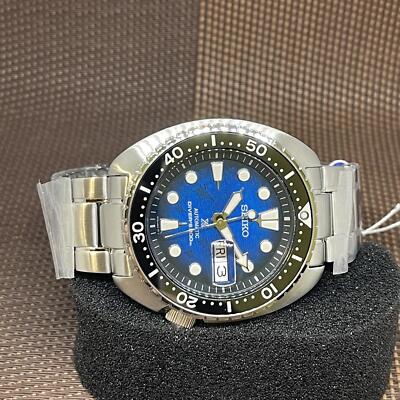 Pre-owned Seiko Prospex Srpe39k1 Save The Ocean "king Turtle" Automatic Diver's Men Watch