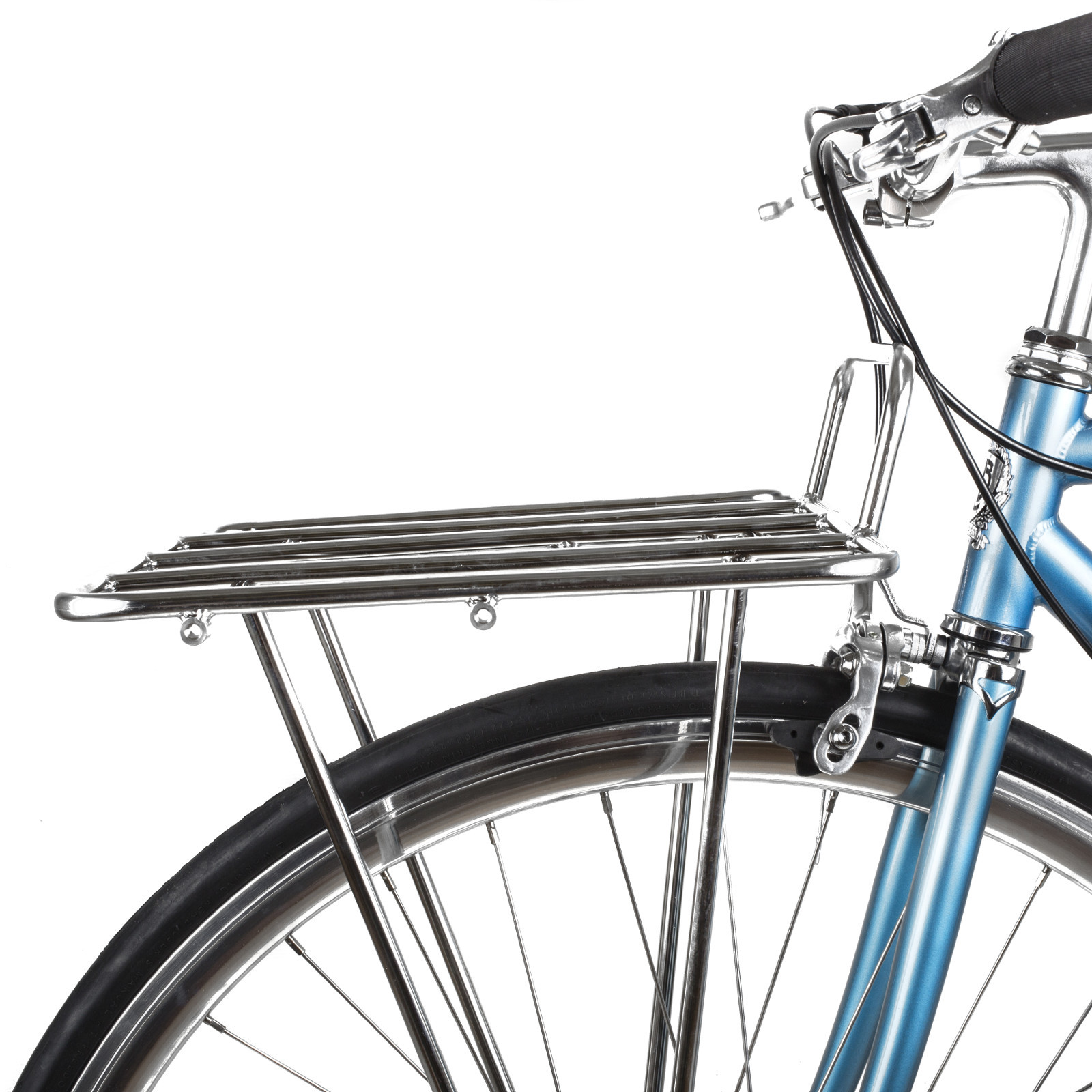blb frontier edelstahl fahrrad front-gepäckträger