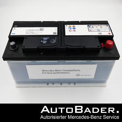 Original Mercedes Fahrzeugbatterie Starterbatterie 12V 100Ah 760A  