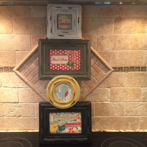 Metal Vintage Montage Collage 4 Frames/art Vintage 33 3/4Farmhouse World Market