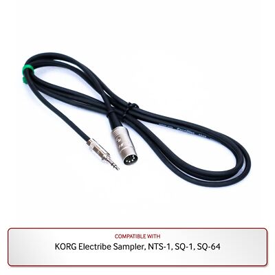 6-Foot ProCo MIDI to TRS Cable for KORG Electribe Sampler, NTS-1, SQ-1, SQ-64