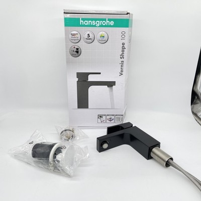 hansgrohe Vernis Shape - Waschtischarmatur mit Zugstangen-Ablauf, Wasserhahn Bad