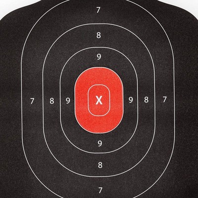 Shooting Target, Targets for Pistol Shooting Targets for the Range, 14x22, 50pk