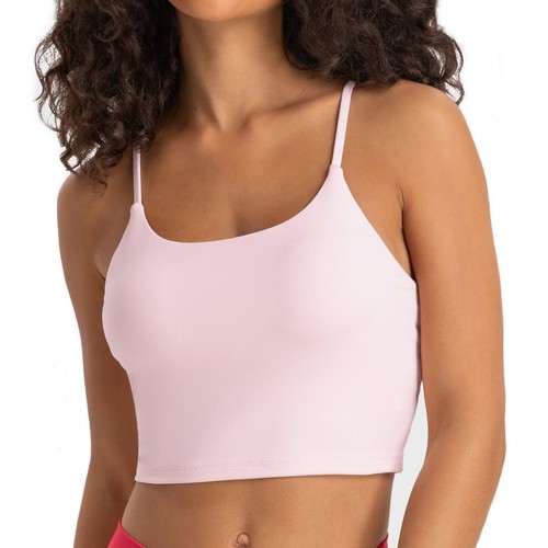 Lemedy Women Padded Sports Bra Fitness Workout Running Shirts Yoga Tank Top (M,